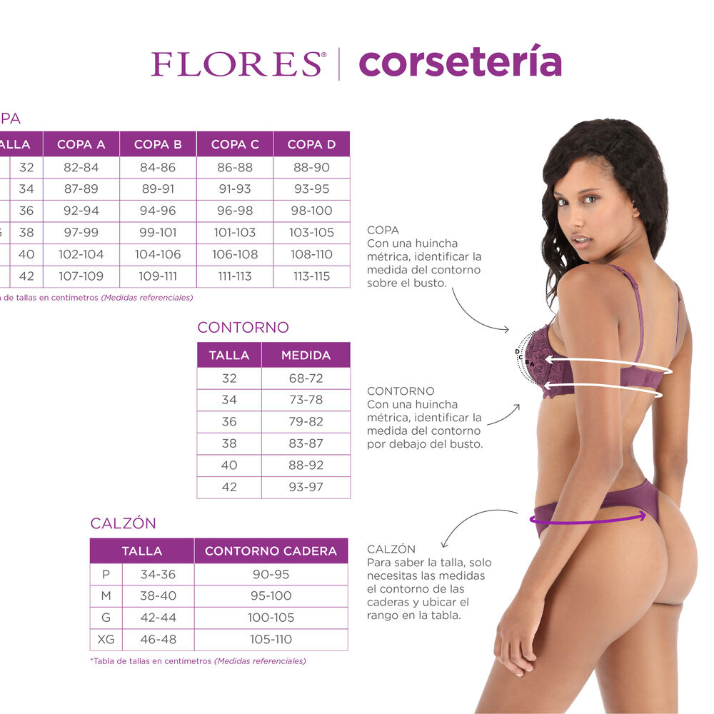 Bottom Bikini Pretina Flores Mujer 32132-114 image number 3.0